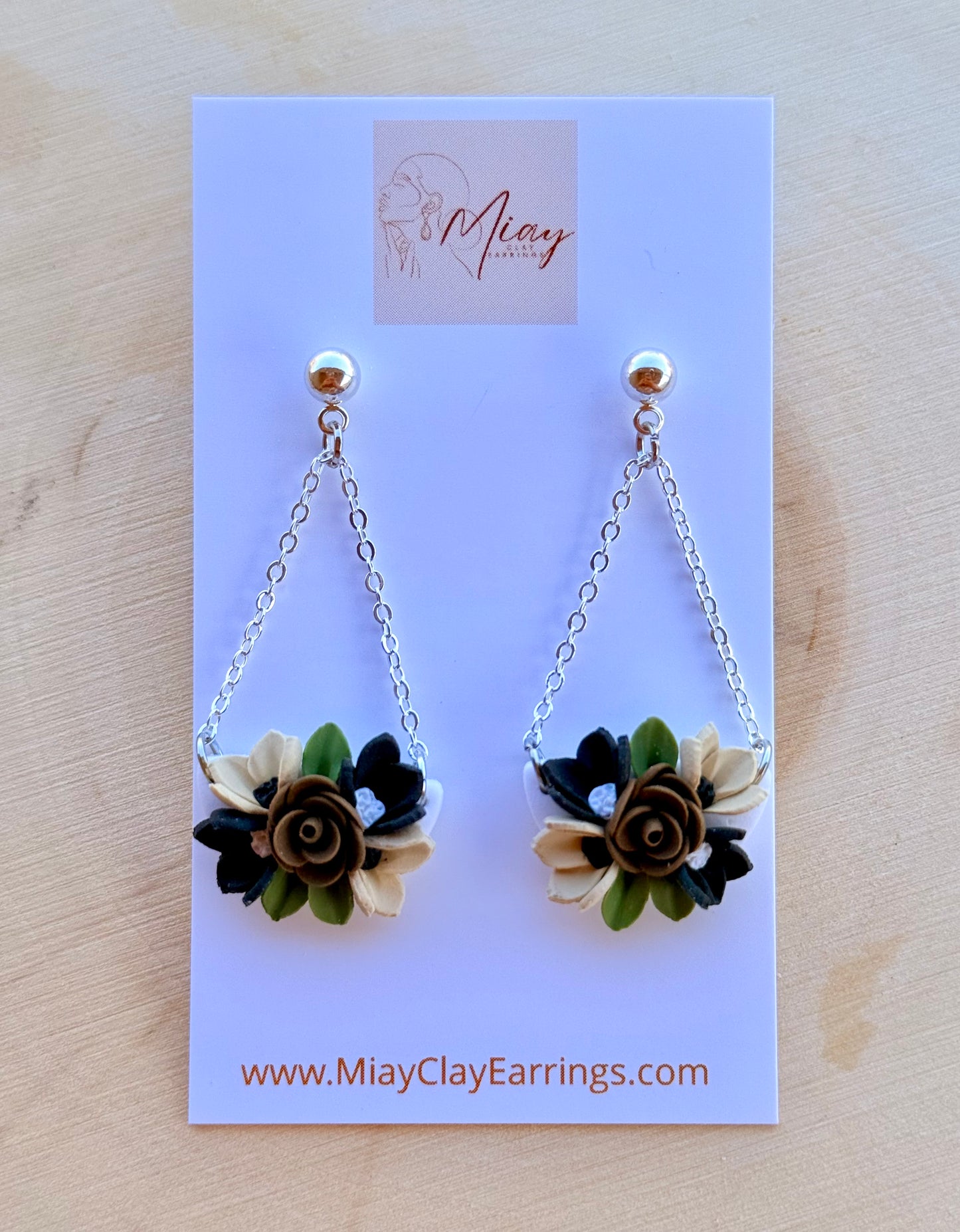 Rosie Earrings (Mocha)