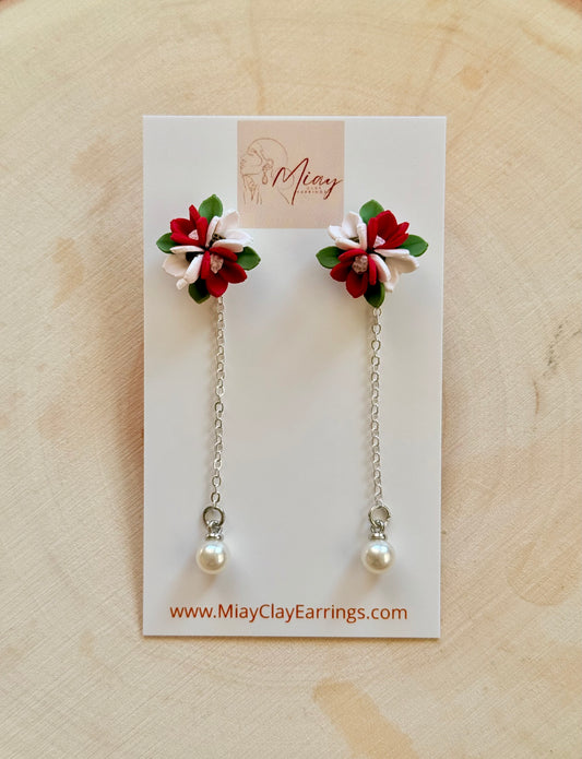 Bloom Earrings (Red)