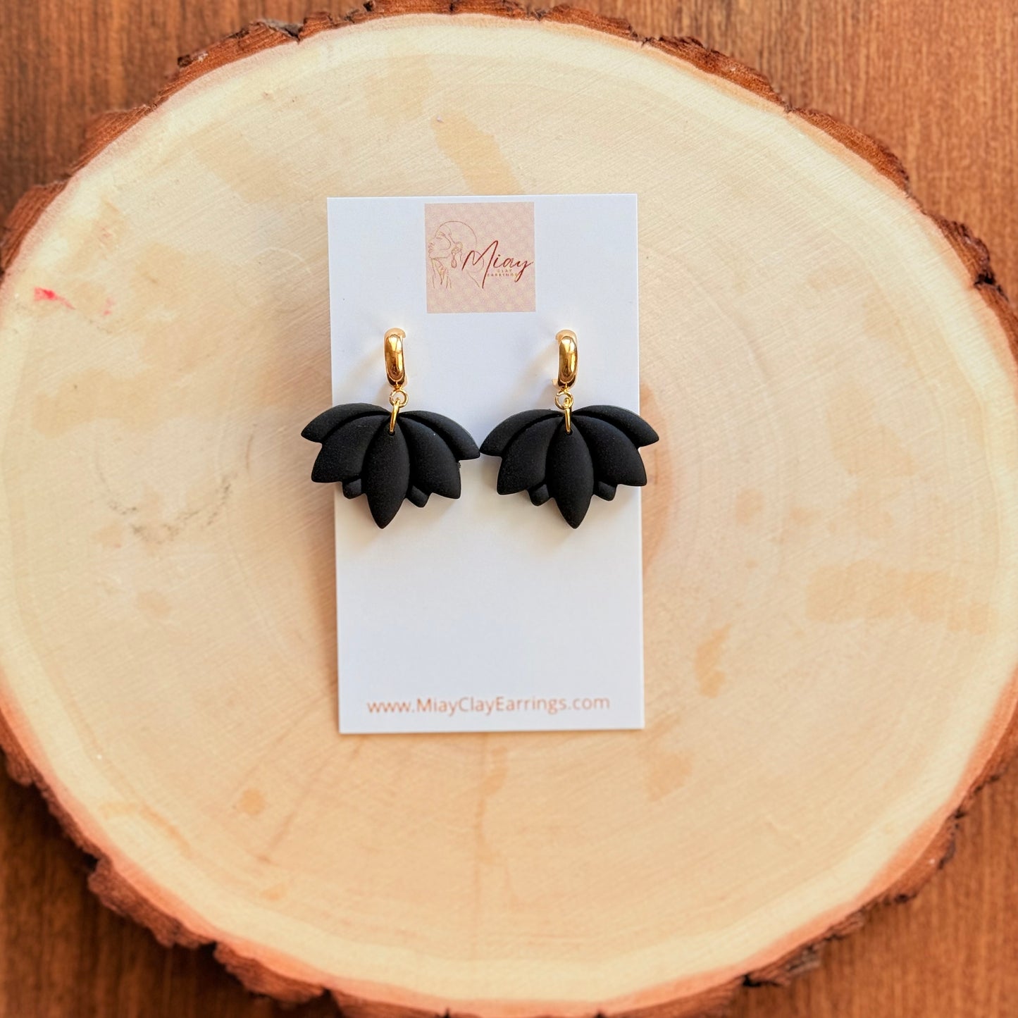 Lilie Earrings (Black)