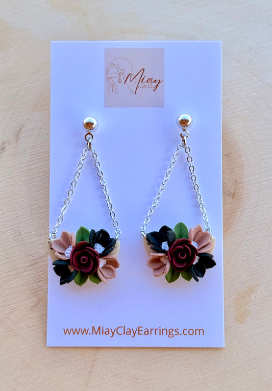Rosie Earrings (Strawberry)