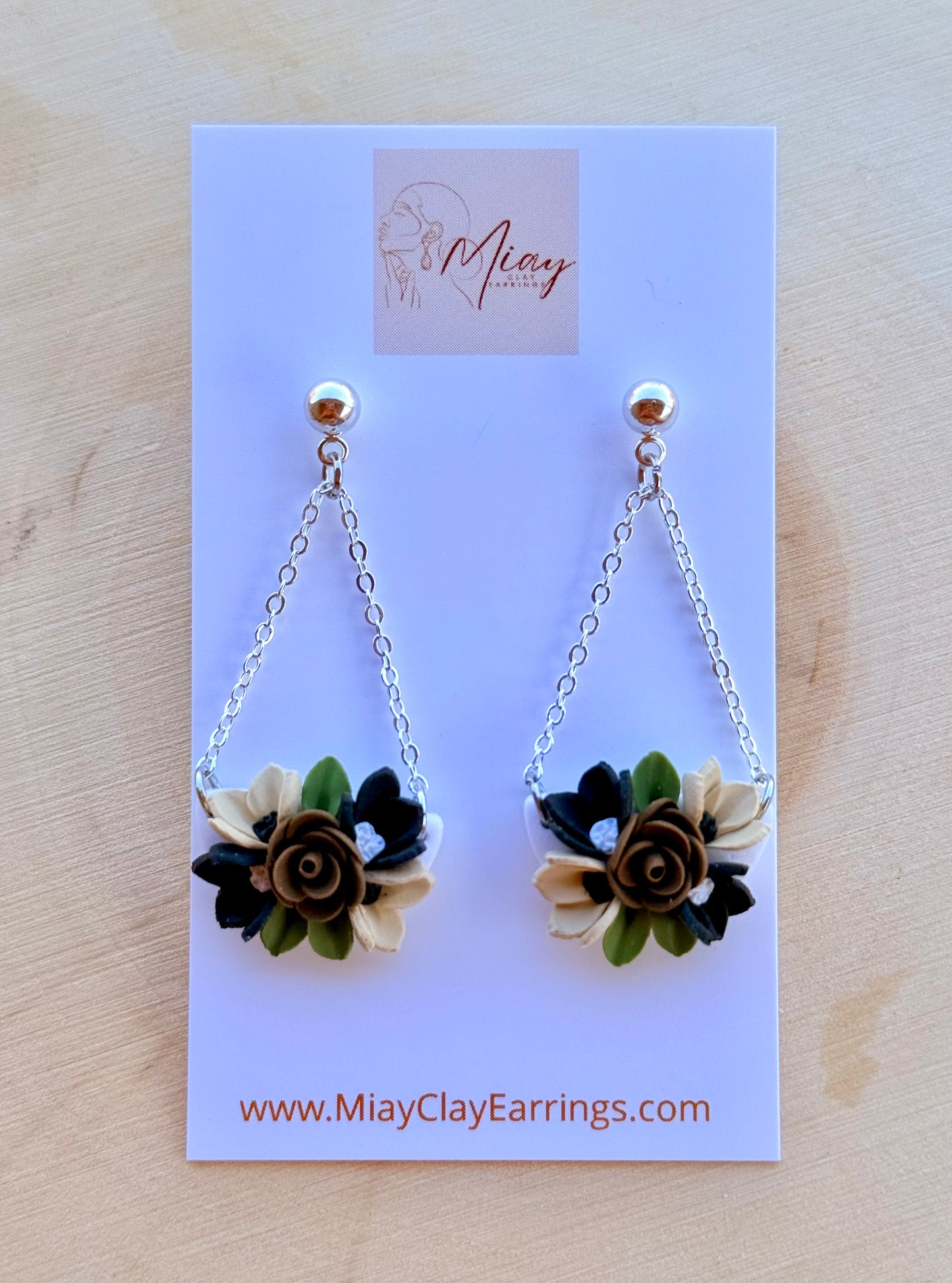 Rosie Earrings (Mocha)