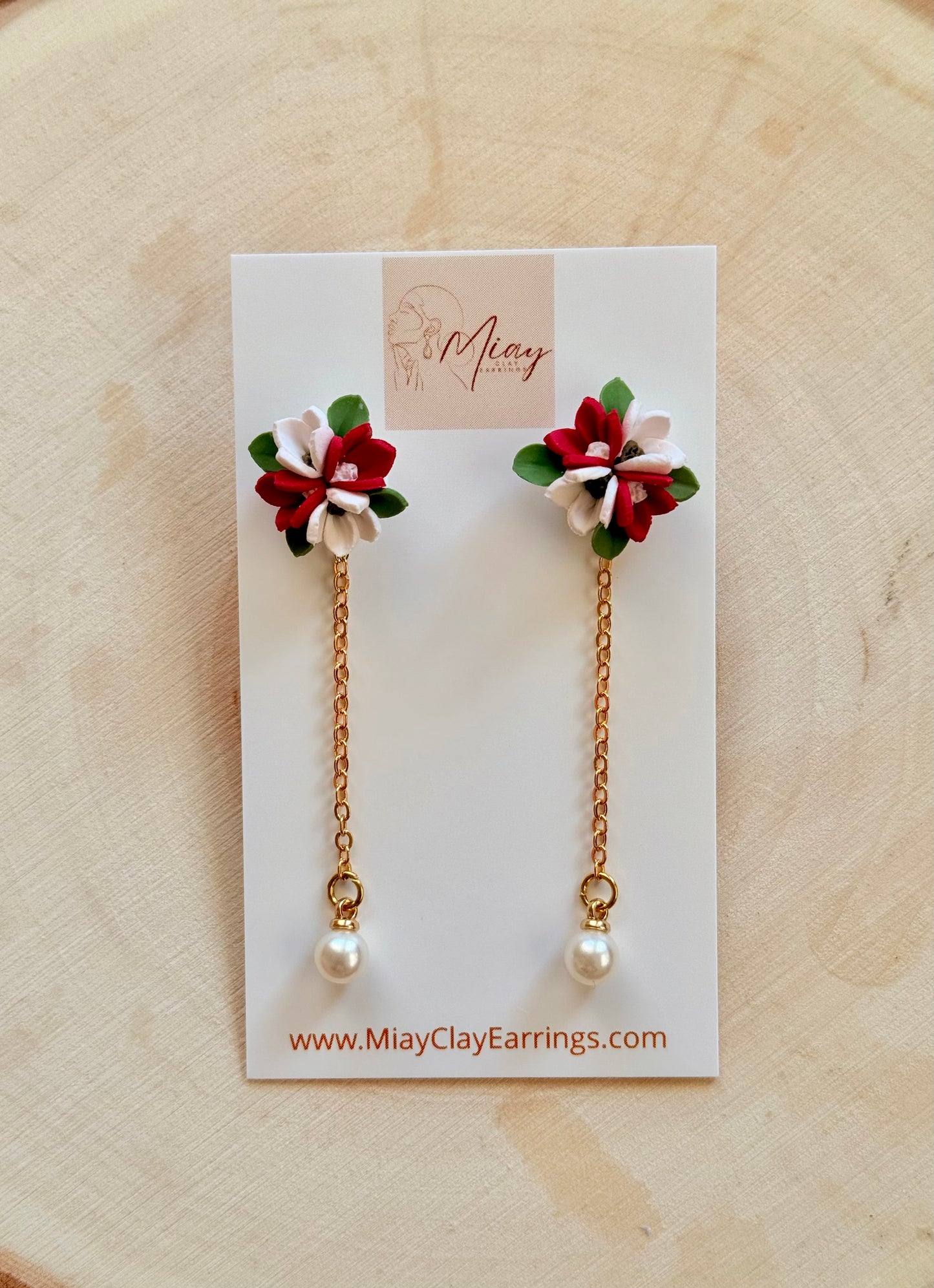 Bloom Earrings (Red)