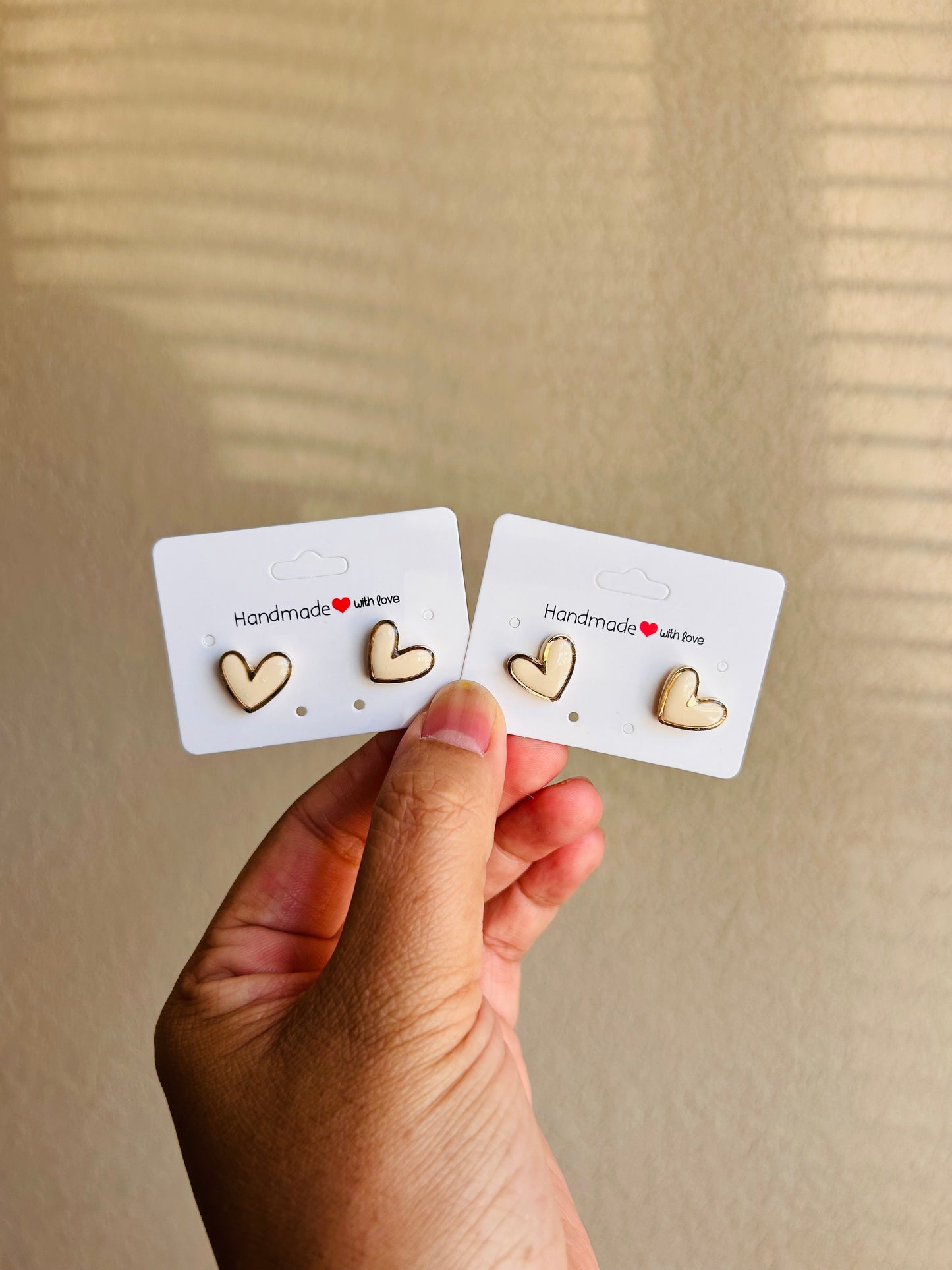 GOLD HEART STUD