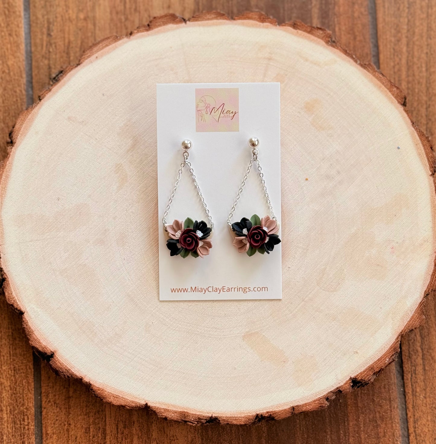 Rosie Earrings (Strawberry)